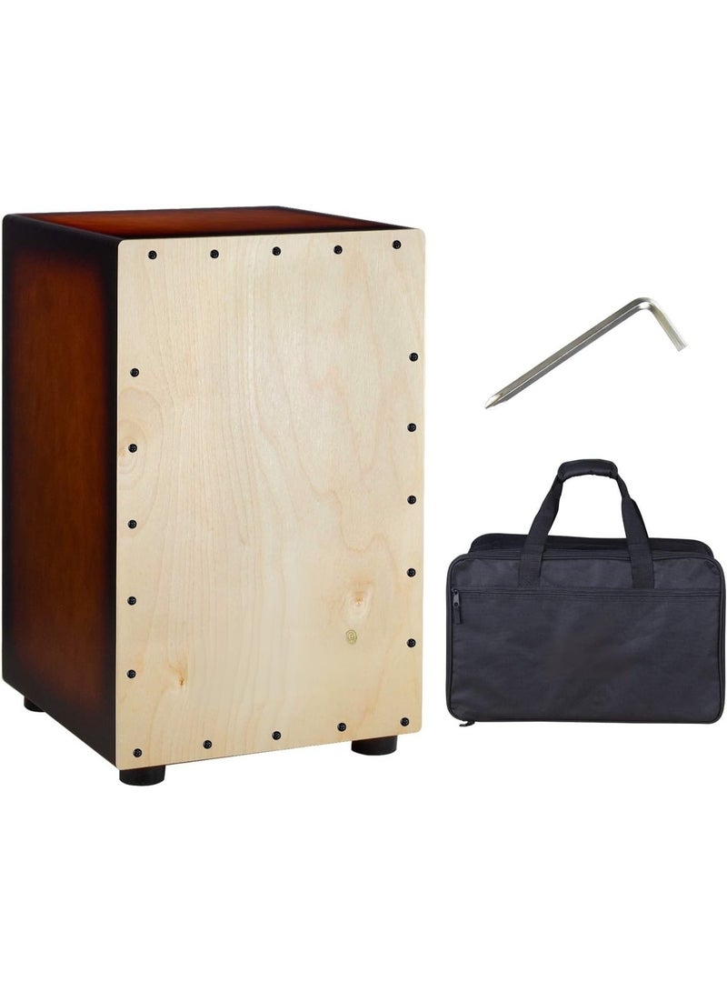 GOGOGO Cajon BOX Drum-Wooden Percussion Box, with Internal Adjustable Guitar Strings,2-YEAR WARRANTY - Image 1