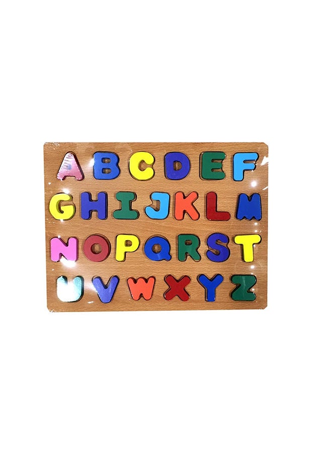 NIBEMINENT - Pack Of 26 Wooden Capital Alphabet Letters - Image 1