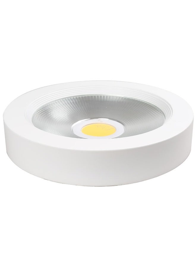 Hummer Flashlight, yellow color, 20 cm, transparent reflector, 30 watts - Image 1