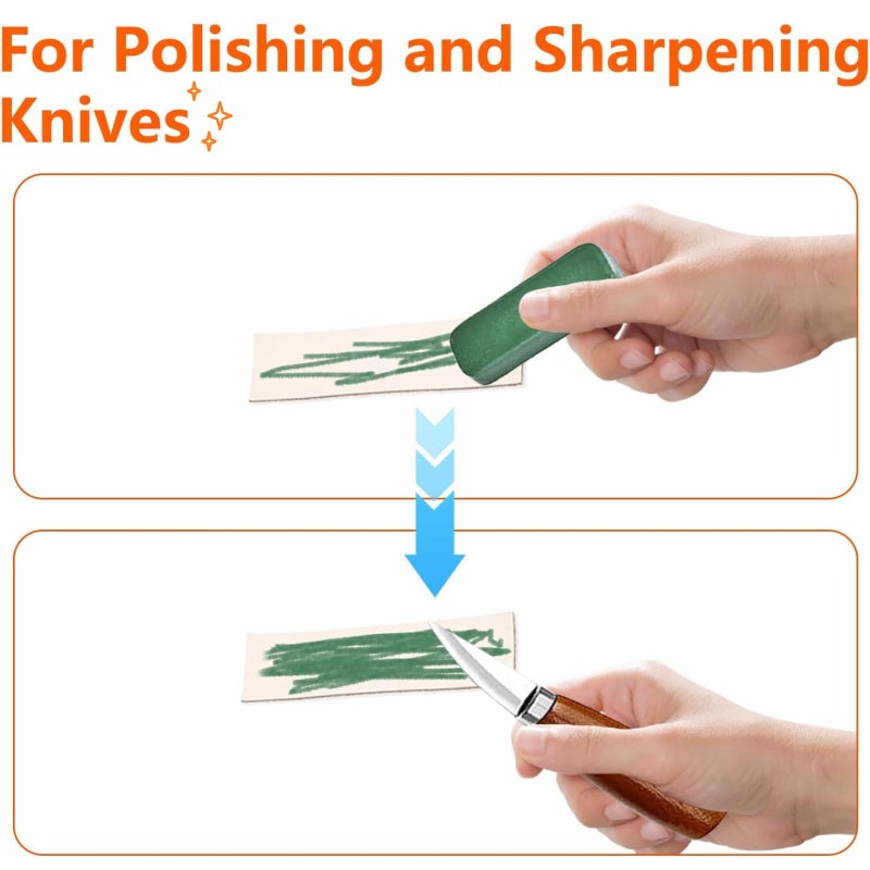 Wood carving tool set, leather case bag set, 17 pieces of wood carving tools, suitable for beginners - Image 3