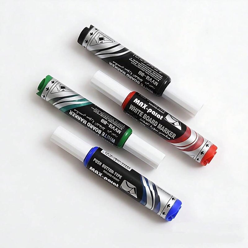 Shein 4/16-Piece Liquid Ink Pens, Push-Button Marker for Whiteboard Drawing, Back to School - 4 Colors - Image 5