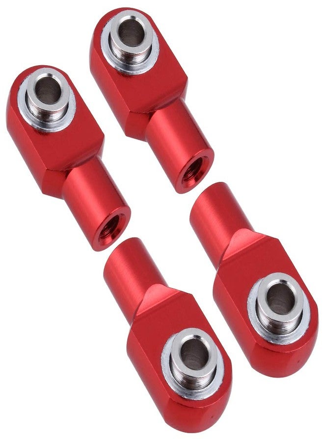 Hobbypark RC Short Rod Ends with Hollow Balls Aluminum Metal for Traxxas RC Cars, Replacement of 2742X (4-Pack) (Red) - Image 3