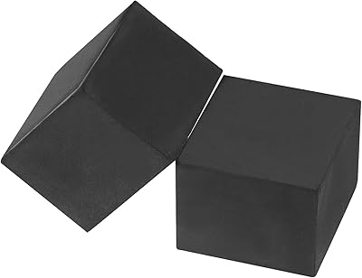 PATIKIL PATIKIL Plant Pot Feet 2x2x1.6 Inch, 8 Pack Invisible Riser Rubber Square for Outdoor Garden Patio Deck Flower  - Image 1