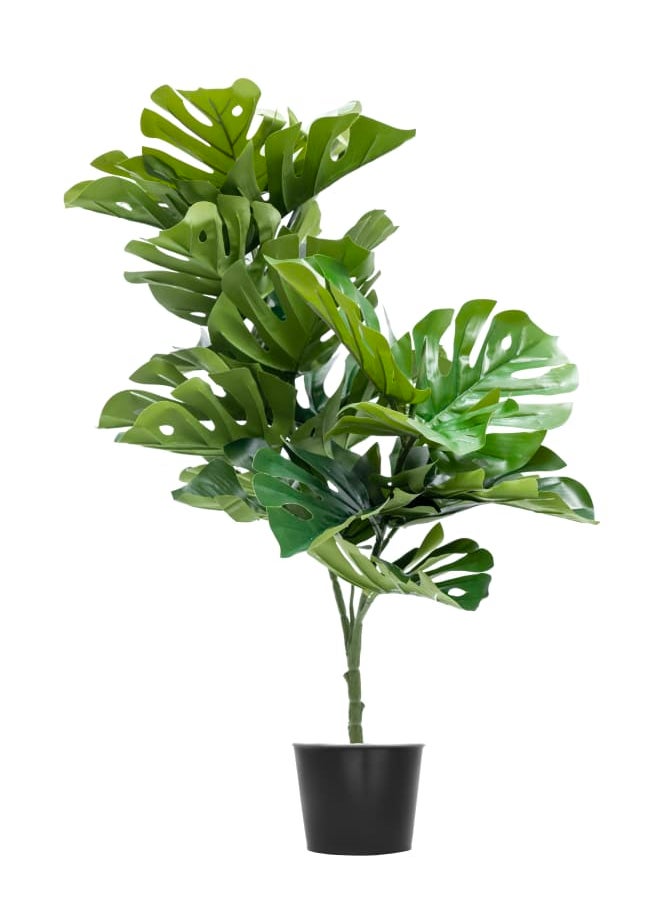Unique Pots And Plants Monstera Artificial Tree H100CM  - Image 1