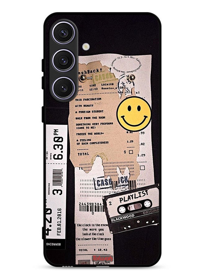 Tolwak Samsung Galaxy S24 5G Protective Case Cover Playlist Sticker - Image 1