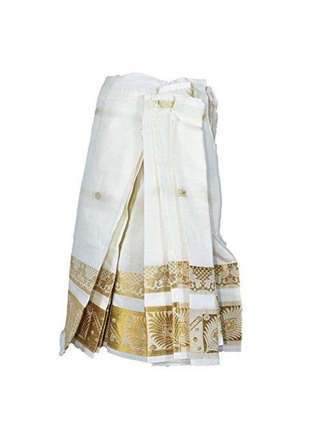 amirtha fashion AMIRTHA FASHION Girls Traditional Lehenga Choli KERALA SAREE (2-3 Years_AMFKHS3_20) - Image 3