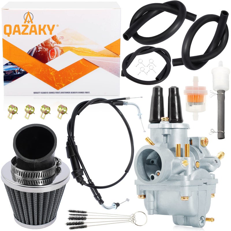 QAZAKY Carburetor Throttle Cable Compatible with Yamaha PW80 YZinger Big Wheel 80 BW80 Lifan Carb PW 80 Yzinger 19832006