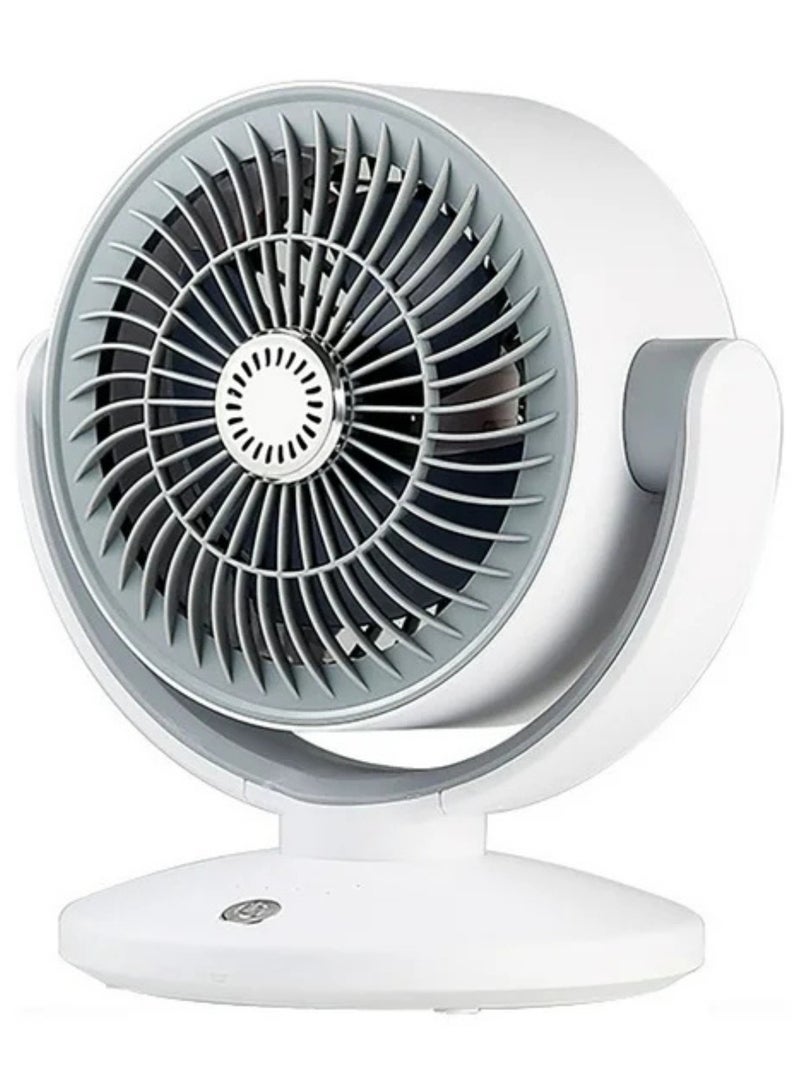 بيتشو مروحة تدوير الهواء المحمولة، مروحة مكتب صغيرة بثلاث سرعات للرياح، مروحة تبريد مكيف الهواء، مروحة كهربائية للمنزل والمكتب والغرفة - Image 1