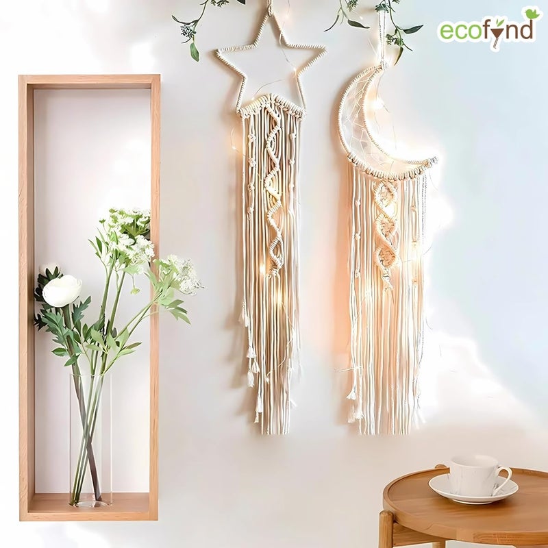 ecofynd 10pcs Star 4 Inch Metal Crafts Hoops, Gold Dream Catcher Rings Supplies, Macrame Creations Ring for Wreath Crafts, DIY Projects handicrafts Decoration Wall Hanging Craft (CS4004-GO) - Image 4