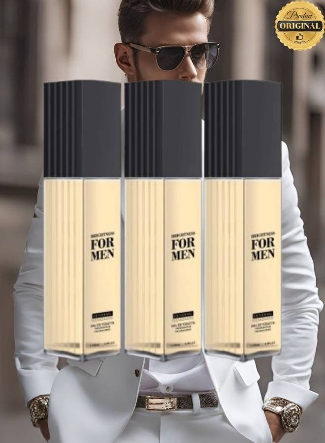 يو إف 3 قطع عطر برايتنيس للرجال 100 مل - Image 1