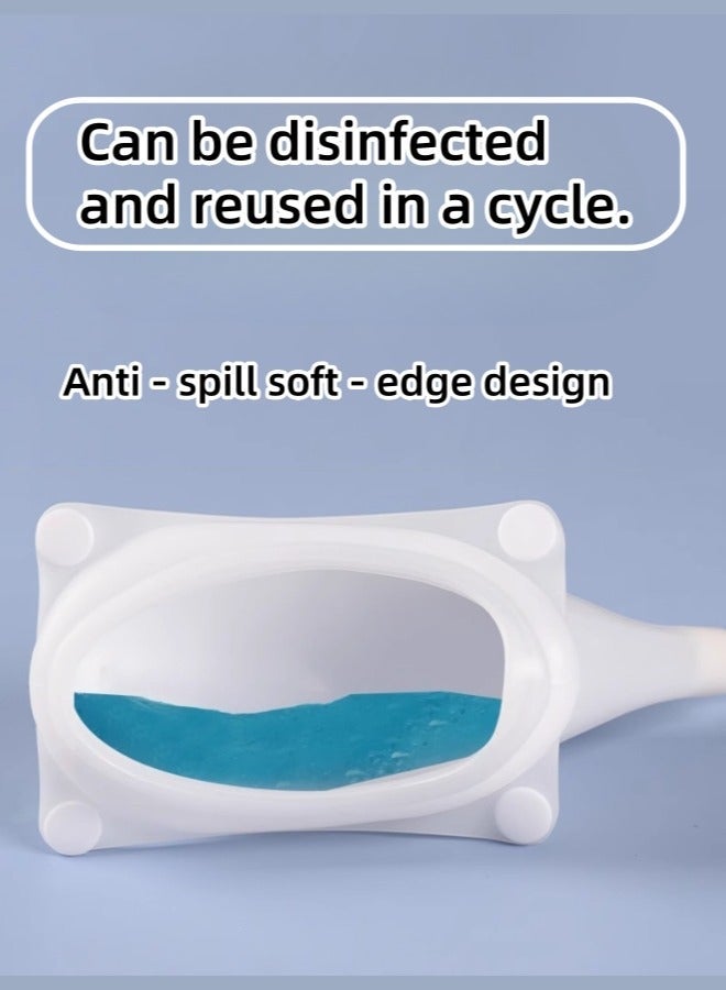 general ​​Reusable Silicone Urine Collector with Portable Wearable Urinary Drainage Bag System Wearable Washable Urinal Collector for Old man while Sleeping Bed Patients for 60+ Years Old (Grey Version)​ - Image 5