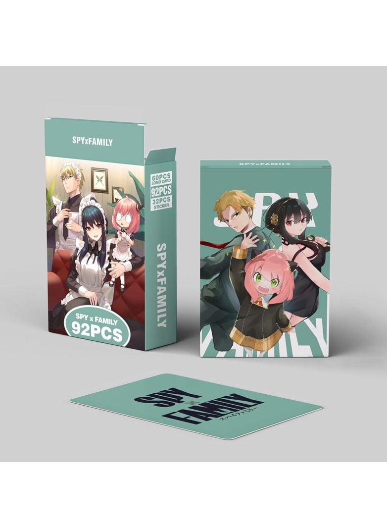 Generic 92-Pcs Anime Spy X Family Lomo Cards and Stickers | Best