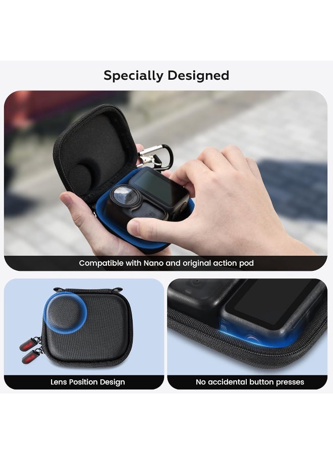 ستارت آر سي حقيبة صغيرة لـ DJI Osmo Nano، حقيبة حمل مدمجة لحماية عدسة DJI Osmo Nano للأنشطة الخارجية، وقشرة صلبة خفيفة الوزن للحماية - Image 2