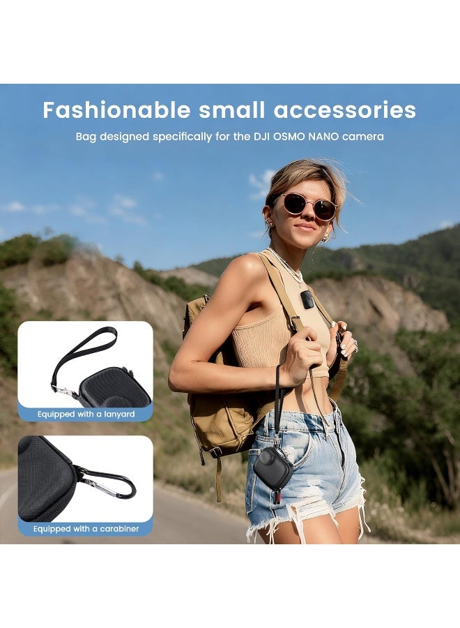 ستارت آر سي حقيبة صغيرة لـ DJI Osmo Nano، حقيبة حمل مدمجة لحماية عدسة DJI Osmo Nano للأنشطة الخارجية، وقشرة صلبة خفيفة الوزن للحماية - Image 3