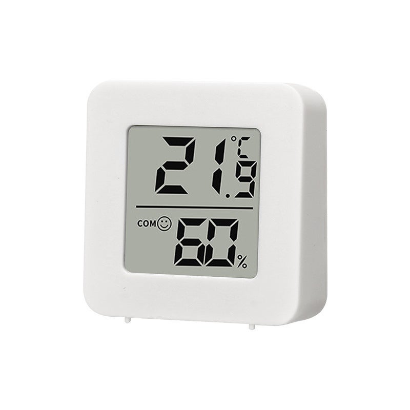 Digital Indoor Thermometer Hygrometer, White - Image 1