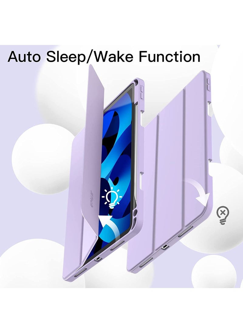 ESR - Apple iPad 10th Generation 10.9 Inch 2022 A2696 A2757 A2577 with Horizontal Stand Sleep Mode Back Silicone Smart Stromix Case + Screen Protector - Smart Charging Compatible - Image 1