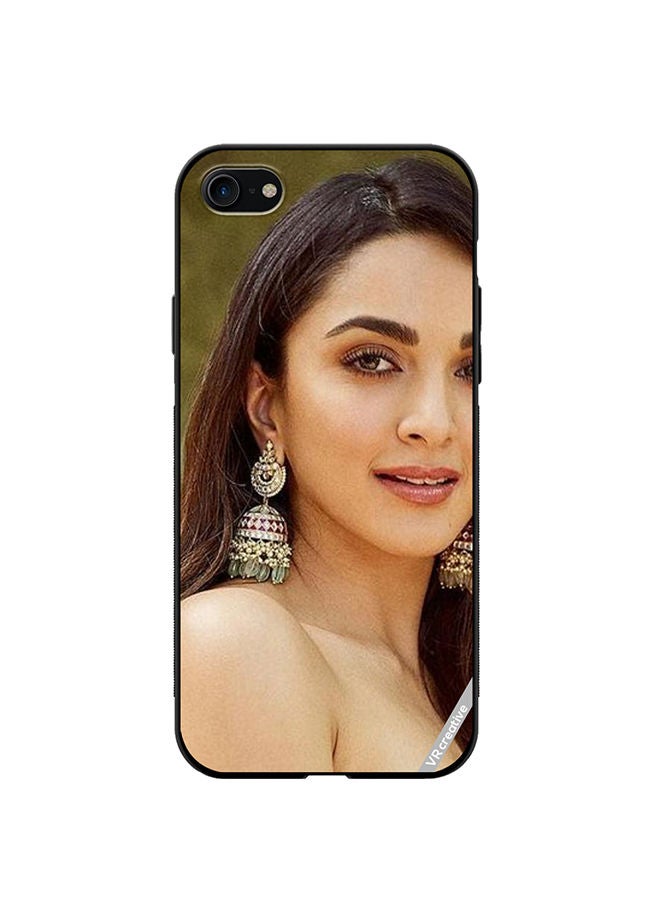 VR CREATIVE Protective Case Cover For Apple iPhone SE (2022) Bollywood Actress Rashmika Mandanna Design Multicolour - Image 1
