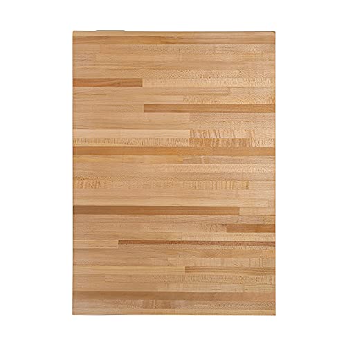 CONSDAN Butcher Block Counter Top USA Grown Hard Maple Solid Hardwood Countertop WasherLaundry Countertop Table Top Polished Prefinished with Foodsafe Oil 15 Thickness 24 L x 25 W