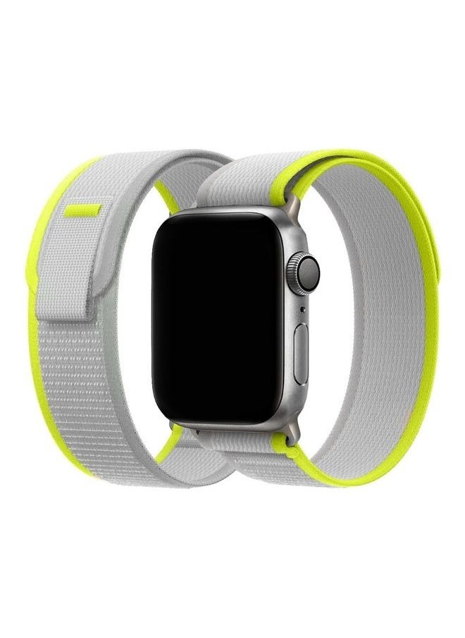 Generic - 2Pack for Apple Watch Trail Band 49mm 45mm 44mm 42mm Nylon Woven Sport Strap for iWatch Series Ultra/8/7/SE/6/5/4/3/2/1 - Image 1