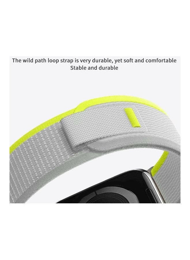 Generic - 2Pack for Apple Watch Trail Band 49mm 45mm 44mm 42mm Nylon Woven Sport Strap for iWatch Series Ultra/8/7/SE/6/5/4/3/2/1 - Image 1
