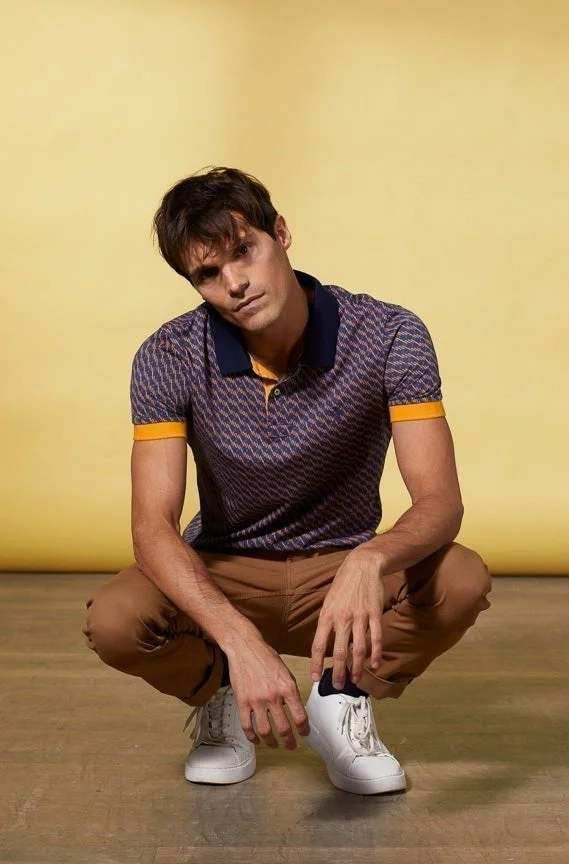 Vicomte A. Patrick Navy Polo