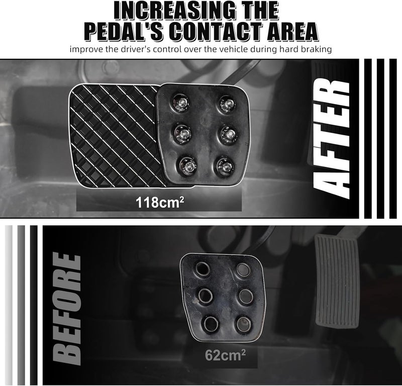 NICECNC Black Aluminum Brake Pedal Extension for Can Am Maverick X3 (2017-2023) - Image 5