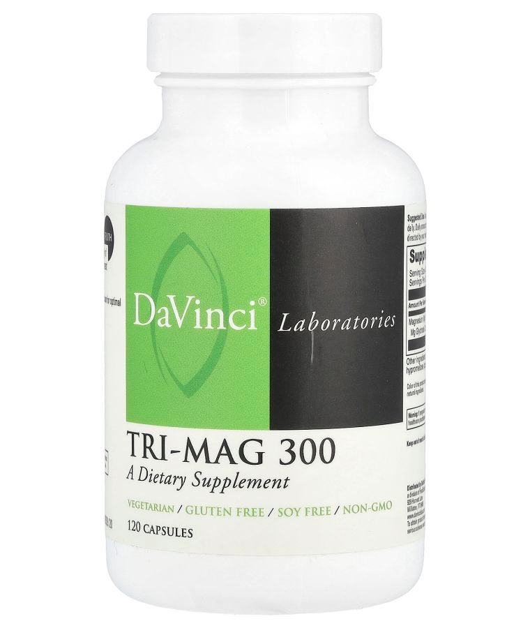 DaVinci Laboratories Tri-Mag 300 120 Capsules (75 mg per Capsule)