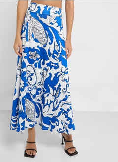 Ginger Floral Print Crop Top & Maxi Skirt Set  - Image 4