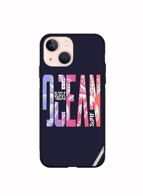 Protective Case Cover For Apple iPhone 14 Plus Ocean Design Multicolour