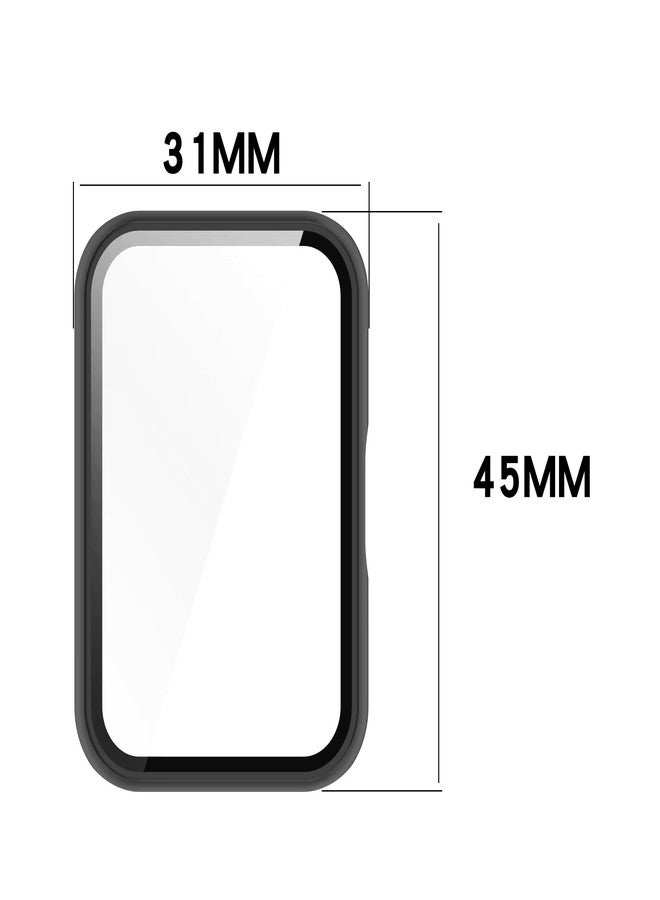 Valente Hard Protective Case for Galaxy Fit 3 - Full Coverage Screen Protector and Shockproof Bumper (Navy Blue) - Image 2