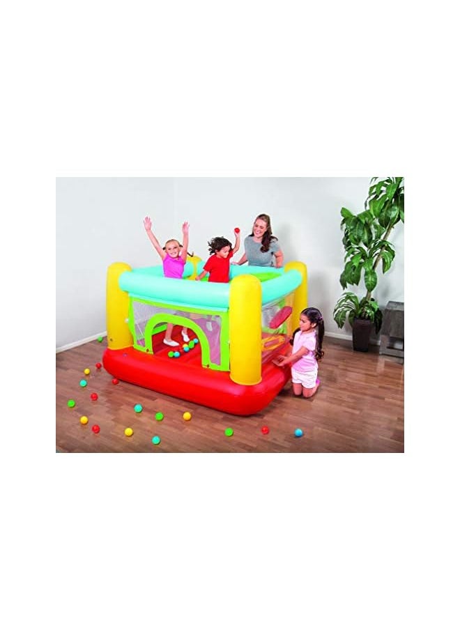 Bestway - JUMPTACULAR BOUNCER + 25 BALL 1.75M X 1.73M X 1.14M 26-52404 - Image 1