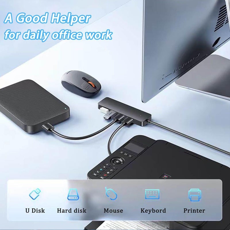 vienon USB 3.0 Hub, 4-Port USB Hub USB Splitter USB Expander for Laptop, Xbox, Flash Drive, HDD, Console, Printer, Camera,Keyborad, Mouse(Not for Charging) - Image 5