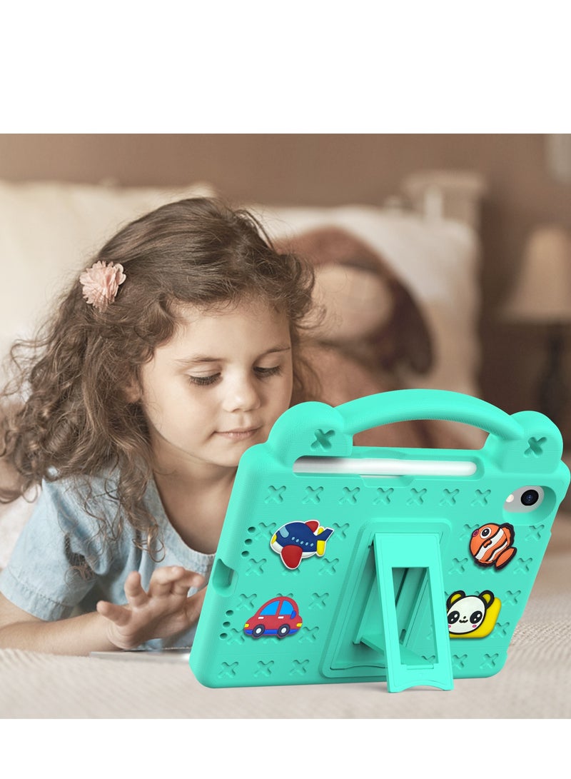 Kids Case Compatible with iPad Mini 6(2021)/Mini 7(2024) 8.3 Inch Heavy Duty EVA Foam Shockproof Cover Kids Proof Case with Stand Pen Slot - Image 5