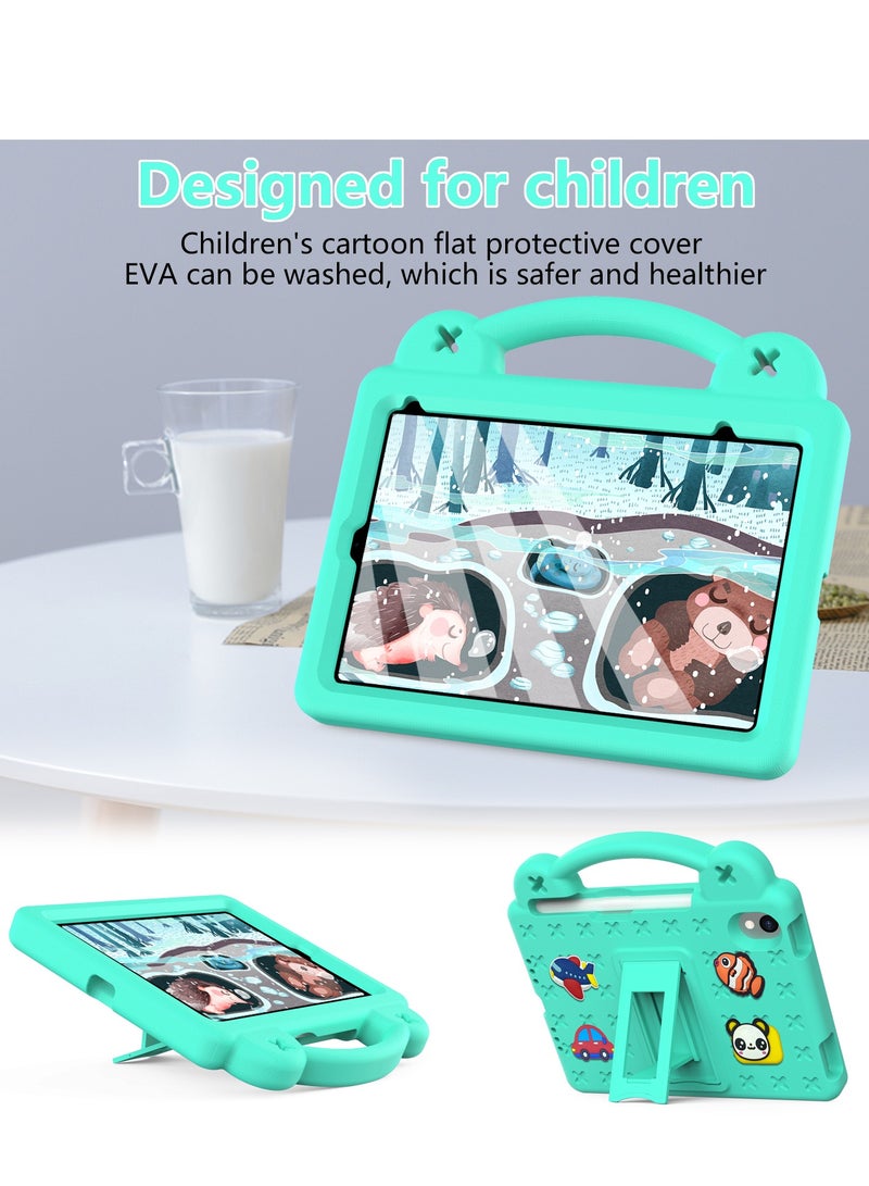 Kids Case Compatible with iPad Mini 6(2021)/Mini 7(2024) 8.3 Inch Heavy Duty EVA Foam Shockproof Cover Kids Proof Case with Stand Pen Slot - Image 2