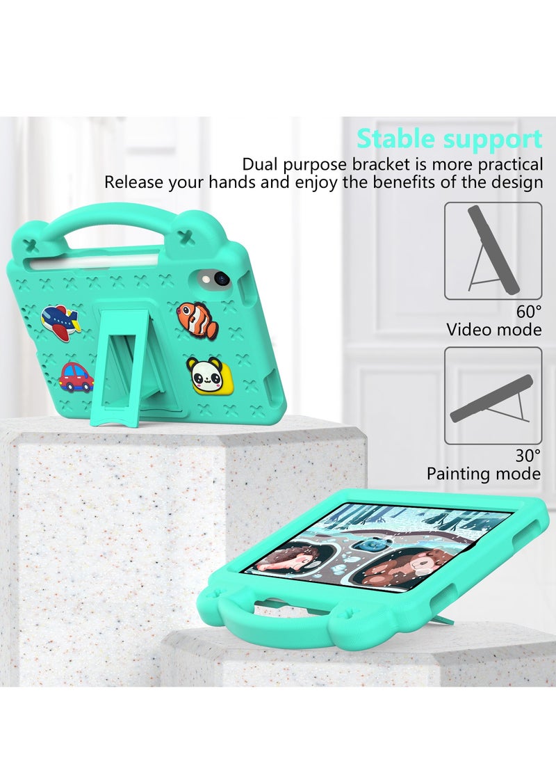 Kids Case Compatible with iPad Mini 6(2021)/Mini 7(2024) 8.3 Inch Heavy Duty EVA Foam Shockproof Cover Kids Proof Case with Stand Pen Slot - Image 3
