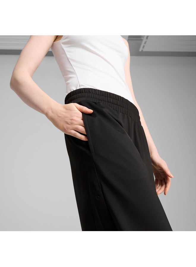 PUMA WARDROBE ESS Low Rise Popper Pants op - Image 4