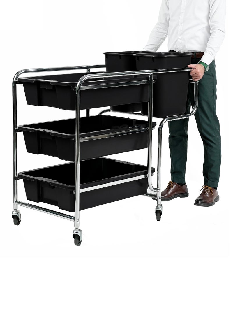 Gator Multi-Purpose Large Restaurant Service Trolley - Image 2