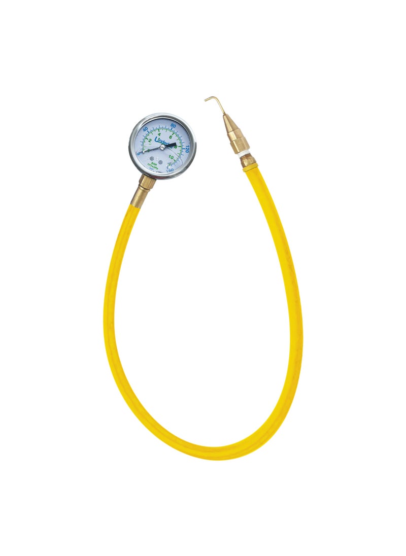 Underhill Underhill HeadChecker Water Pressure Gauge, Pitot Tube and 30-Inch Flex Hose 160 PSI, Dial Indicator, for Sprinklers, Irrigation System, A-PHG-160K  - Image 1