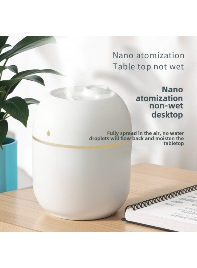 Patented Household Humidifier Small Bedroom Living Room Light Sound Pregnant Women Baby Fog Volume Large Capacity Air Sprayer-Body Color:220ml White Box  - Image 5