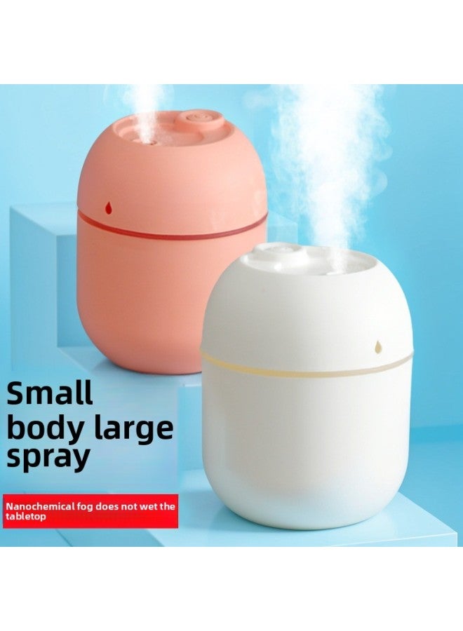 Patented Household Humidifier Small Bedroom Living Room Light Sound Pregnant Women Baby Fog Volume Large Capacity Air Sprayer-Body Color:220ml White Box  - Image 2