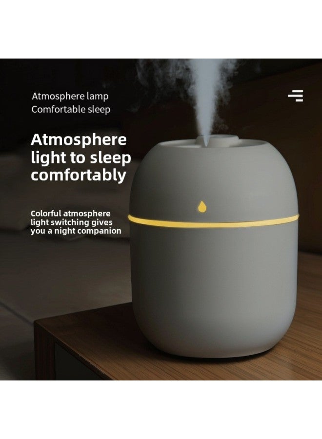 Patented Household Humidifier Small Bedroom Living Room Light Sound Pregnant Women Baby Fog Volume Large Capacity Air Sprayer-Body Color:220ml White Box  - Image 4