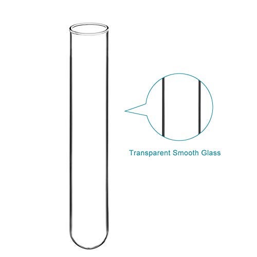StonyLab Borosilicate Glass Round Bottom Test Tubes, 30mm OD X 165mm Length (Pack of 15) - Image 3