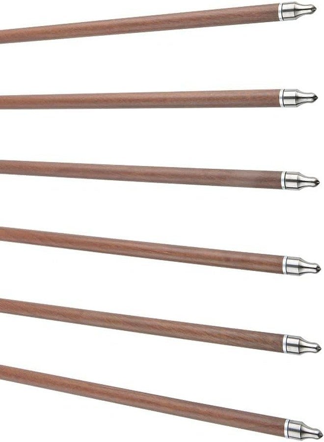 RedOak 31 inch Wood Grain Carbon Archery Arrows for Target Practice (6 pcs) - Spine 400 - Image 5