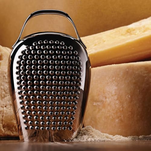 Alessi "Cheese please" Cheese Grater in 18/10 Stainless Steel Mirror Polished, Silver - Image 2