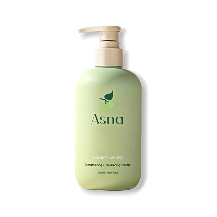 ASNA Amla BioVeda Strengthening + Thickening Shampoo for Scalp Health, Hair Volume & Density with Potent Vitamins & Antioxidants - All Hair Types, Color Safe, Clean Ayurvedic Haircare - Image 1