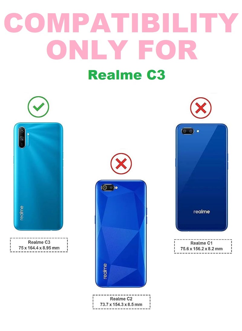 Super Tempered Glass Screen Protector Anti-Spy Privacy Designed For Realme C3  Full Screen Coverage And Bubble Free - Image 3