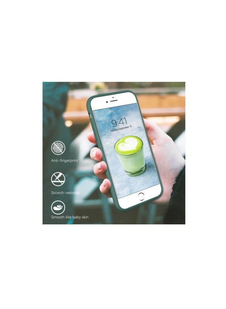 Rock Pow - Silicone Case Cover For Apple iPhone 7/8 Midnight Green - Image 1
