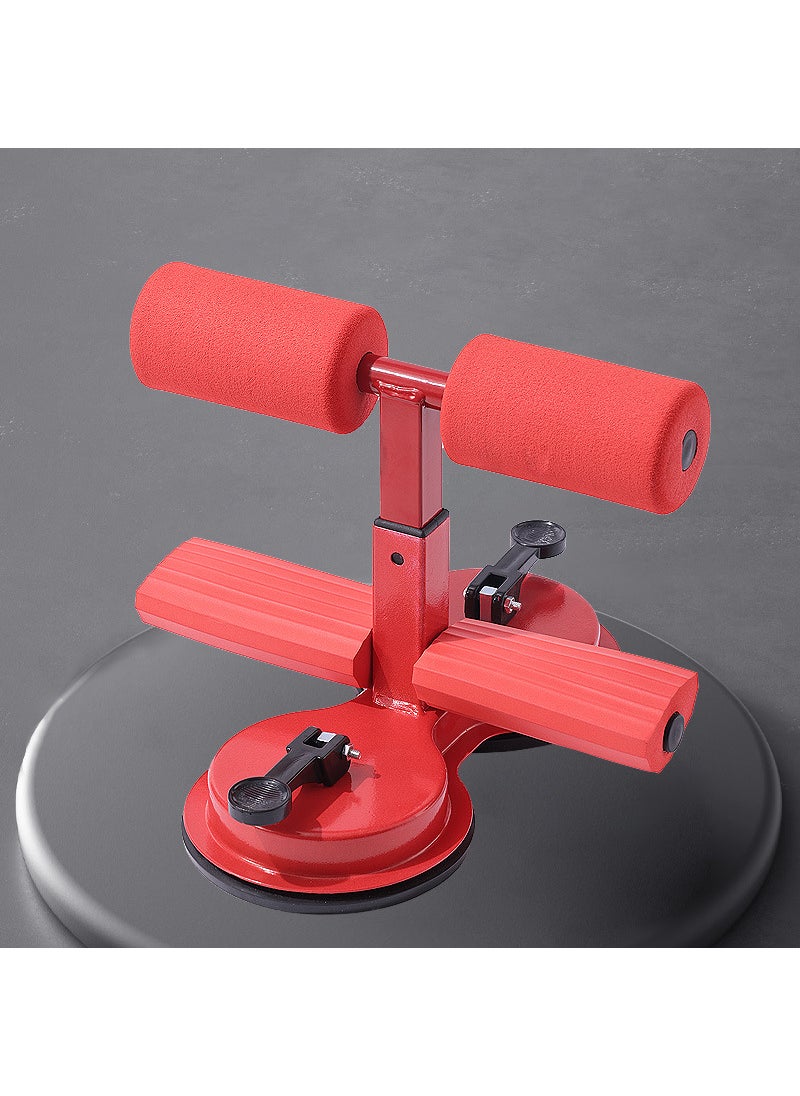 Generic Suction Sit-up Bar Home Fitness Abdominal Slimming Red [double suction cup double rod] sit-up auxiliary 
