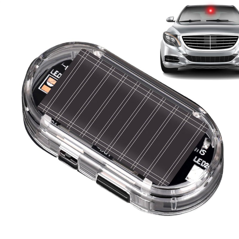 Solar Anti Theft Car Warning Light Flashing Red Led Lamp Vehicle Truck Security - Image 2