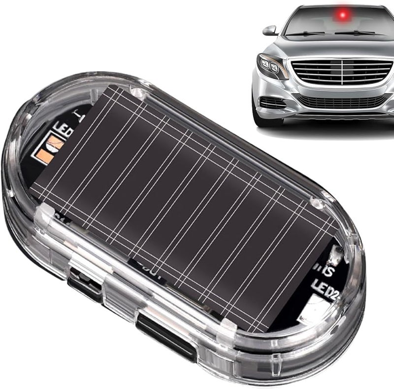 Solar Anti Theft Car Warning Light Flashing Red Led Lamp Vehicle Truck Security - Image 1